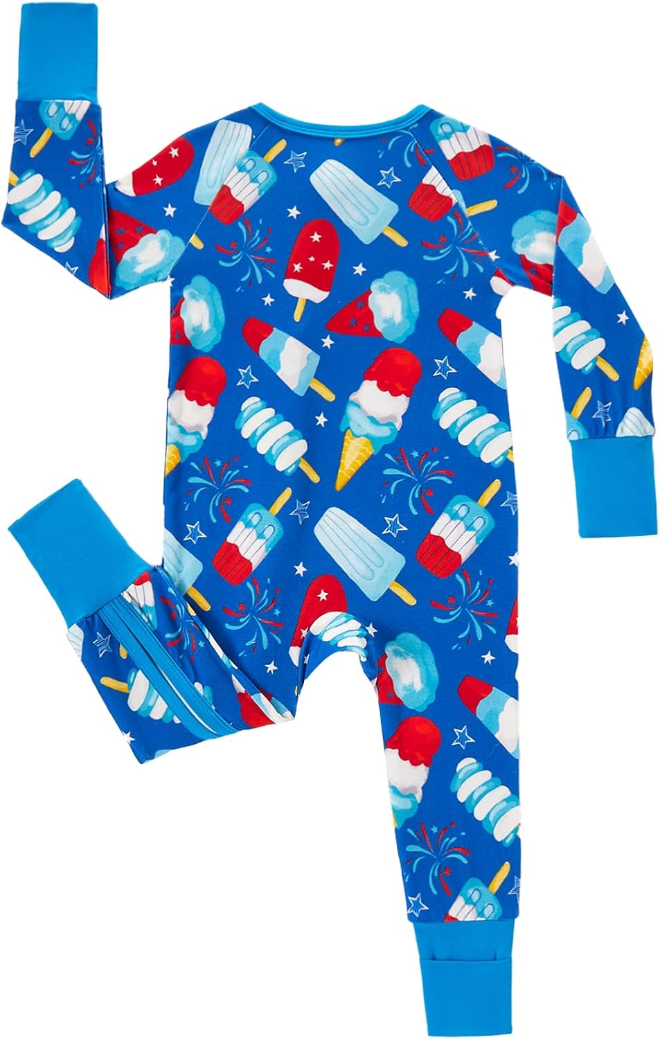 MOSSRIVER Bamboo Viscose Baby Footies with Mitten Cute Prints Long Sleeve Romper Jumpsuit Toddler One-Piece Outfits