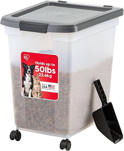 Miniatura 13 de Iris Contenedor para alimento de perro de estructura hermética, Individual, Negro