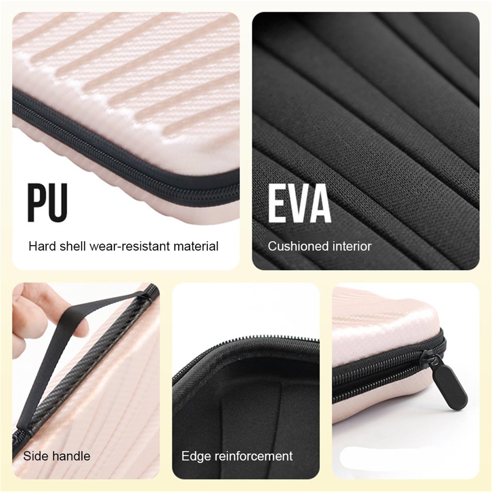 Borsa for racchetta da ping pong Borsa rigida for racchetta da ping pong Borsa impermeabile a forma quadrata in EVA Per Ping Pong