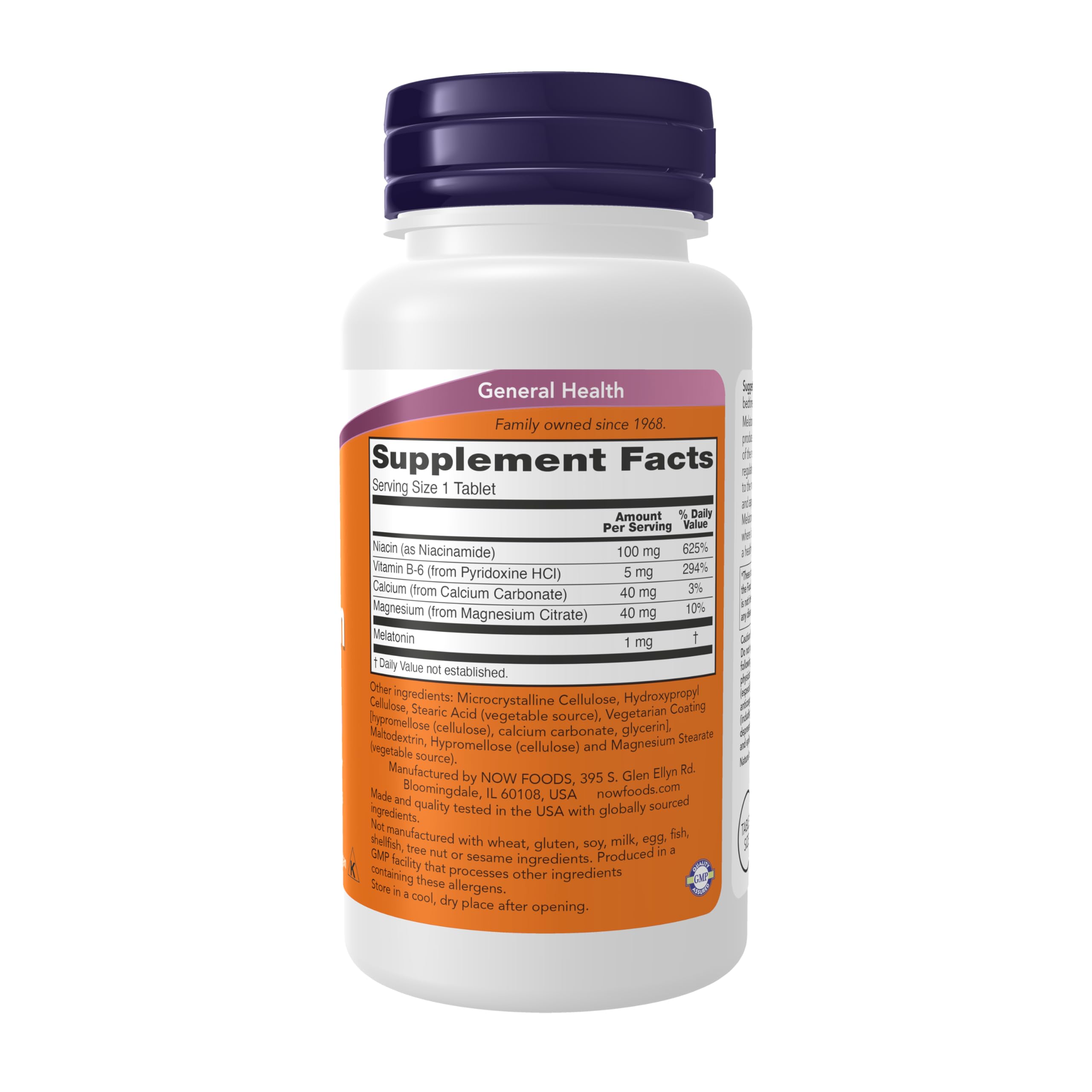 Now Foods Melatonin, 1 mg, 100 Tabs
