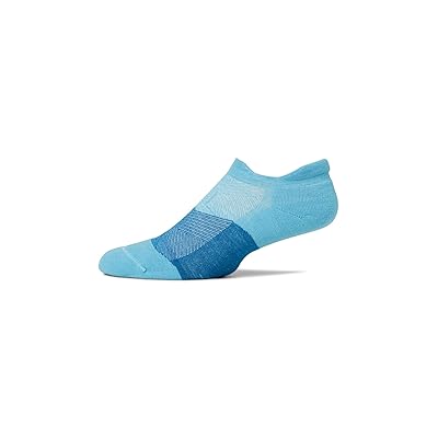 Feetures Merino 10 Max Cushion Tab Quarter Length Socks Shoes Tahoe Blue