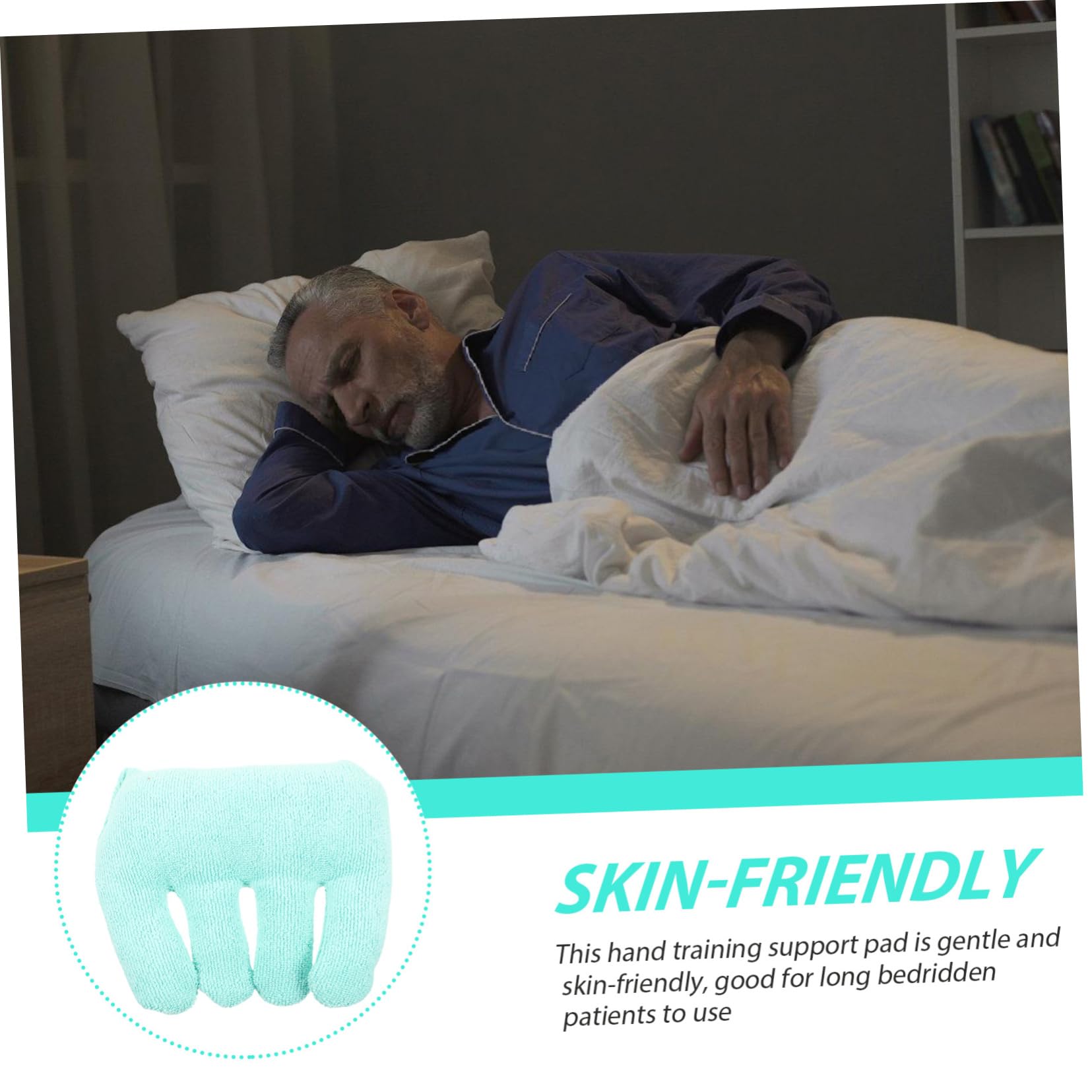 NOLITOY Hand Training Support Pad Finger Relaxing Pad Finger Splitter Finger Mat for Contracture Prevention Bedridden Care