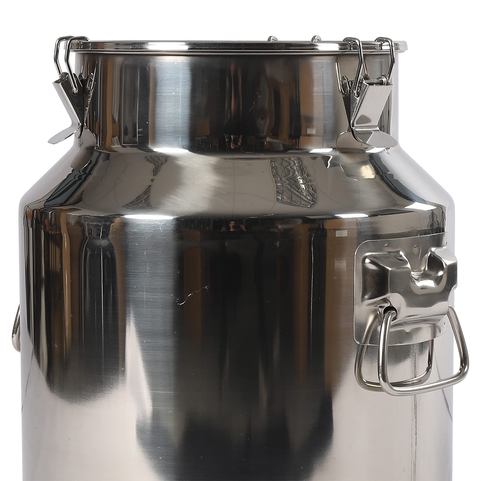 Jarra de leche de acero inoxidable 201, recipiente de leche de 28 litros, cubo sellado con junta de silicona