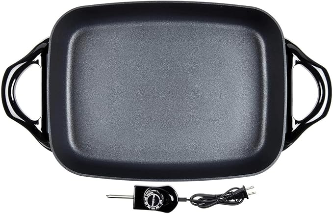 Sartén Eléctrico Familiar Antiadherente 1000W 120V miniatura 4