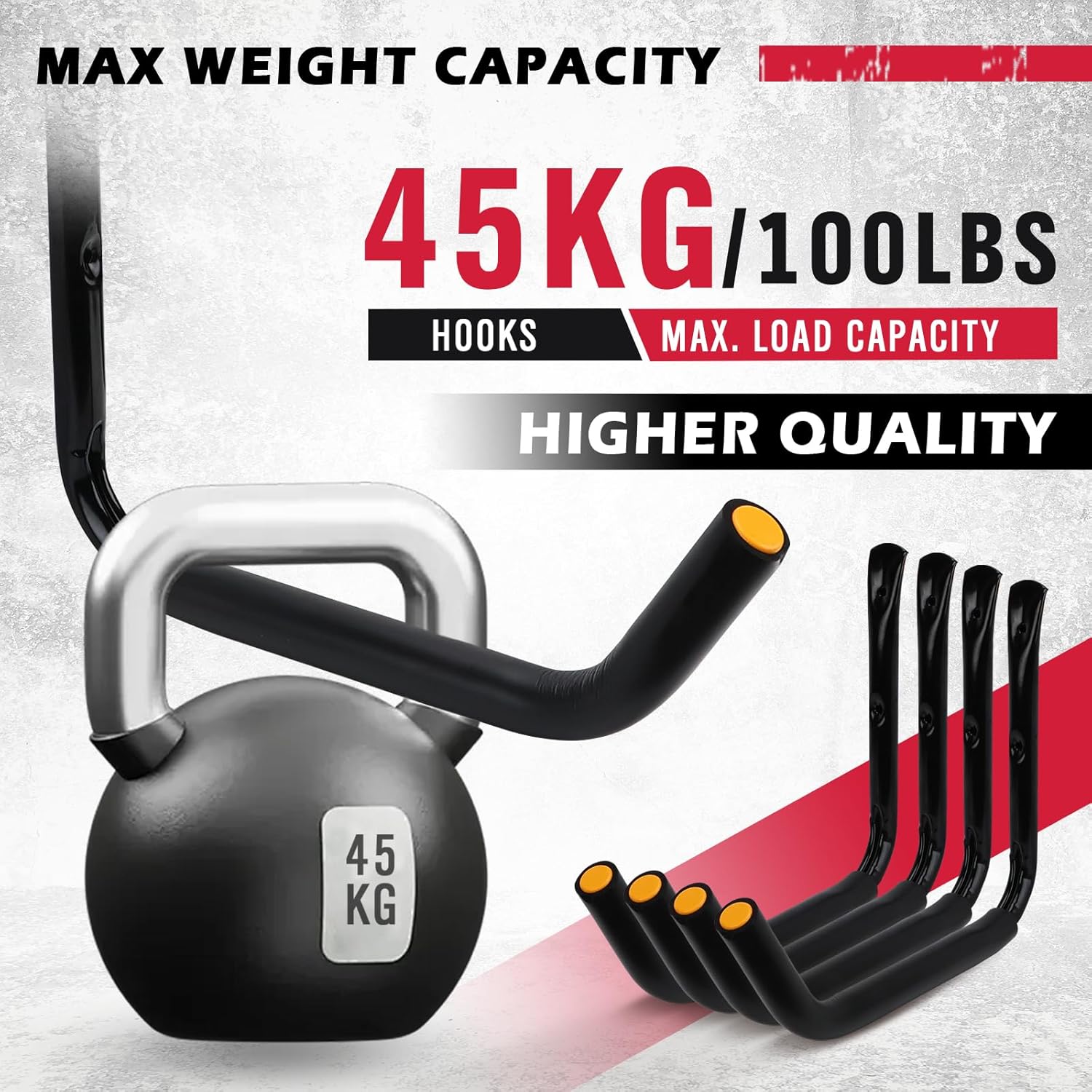 SEDY 4-Piece 15" Heavy Duty Garage Storage Hooks & 15PCS Heavy Duty Large Hanger Garden Tool Organizer