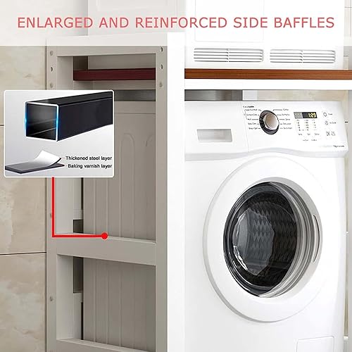 Miniatura 3 de Kit de apilamiento para lavadoras/lavadoras, secadora de ropa, apilador, kit de soporte de apilamiento de marco intermedio sobre unidad de