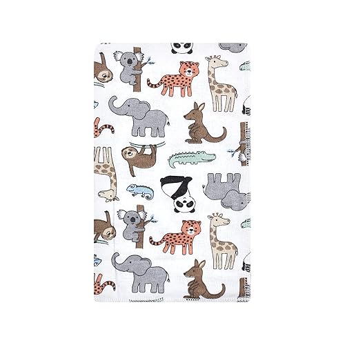 Miniatura 1602 de Hudson Baby - Paños unisex de franela de algodón para bebé, avión, talla única