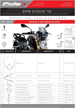 Puig 3624H Windshield Naked New Generation Sport Smoke