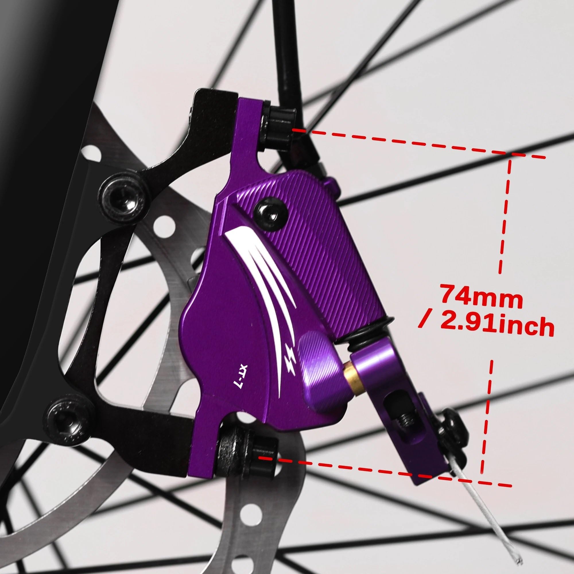 XT7 MTB ciągnięcie linki hydrauliczny hamulec tarczowy linka rowerowa ciągnięcie zaciski ciśnienia oleju hamulec do roweru górskiego Bęben HamulACcowy Rowerowy