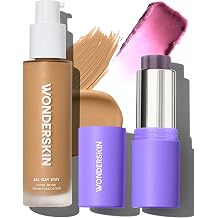 Wonderskin All-Day Stay Set, Hyper-Bond Foundation in Mesa and pHlush Stick