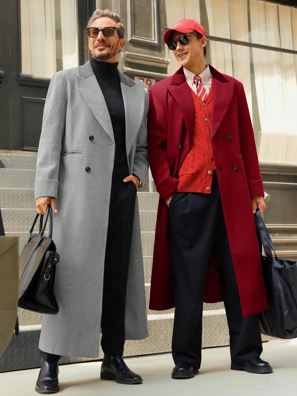 Menswear: Double-Breasted Trench Coats Styled for the Modern Man