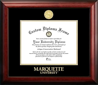 Campus Images Marquette University Gold Embossed Diploma Frame