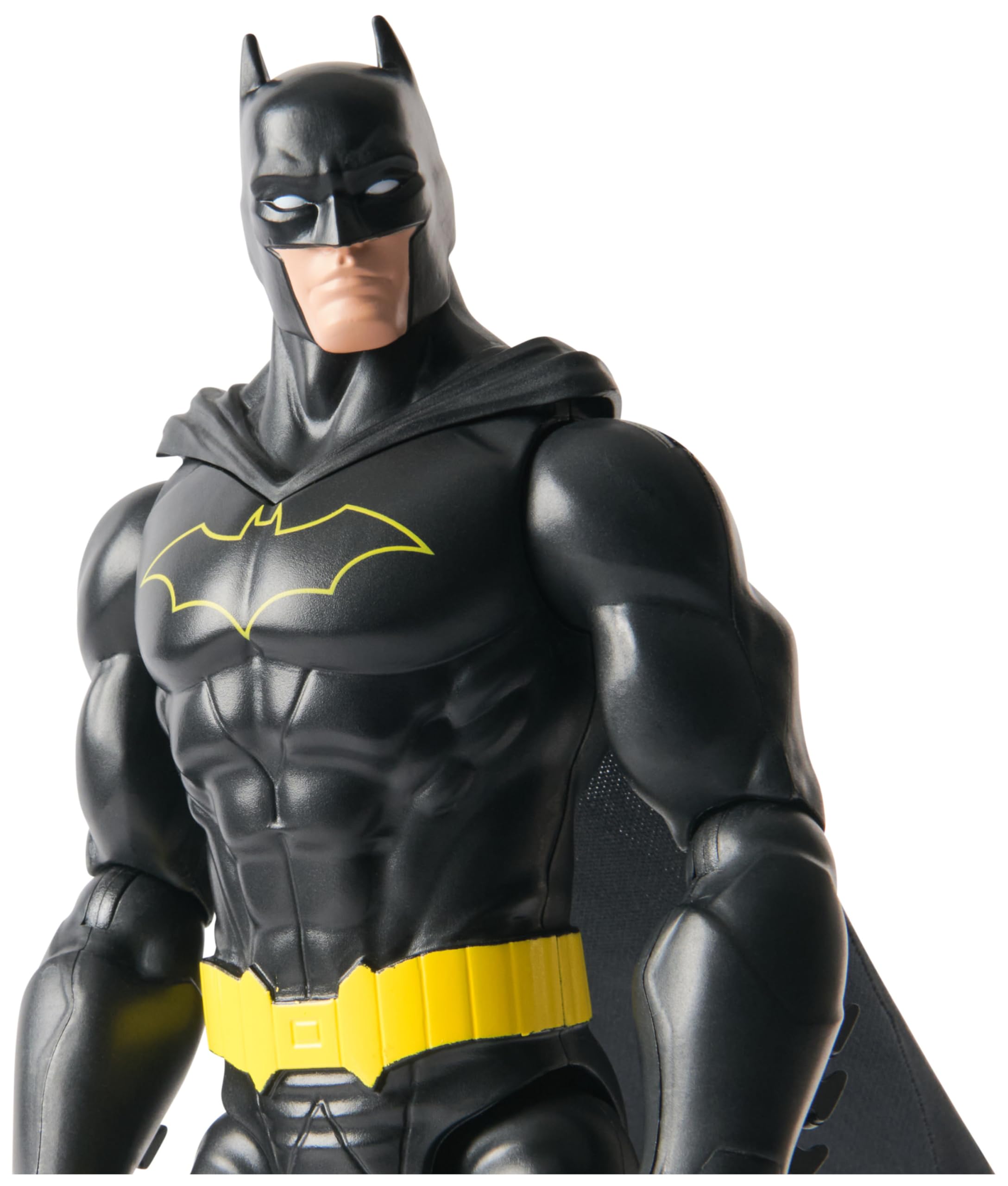 Spin Master DC Comics - Batcycle RC + Figurine Batman 30 Cm - Batman Figurine Articulée - Créez Vos Propres Combats Masqués - Super Héros - Jouet À Collectionner - Jouet Enfant 4 Ans Et +