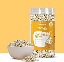 Eat Anytime Raw Sunflower Seeds 500g - AAA Grade Sunflower Seeds for Eating | Rich in Protein, Fibre & Vitamin E | Source of Iron | Healthy Snack