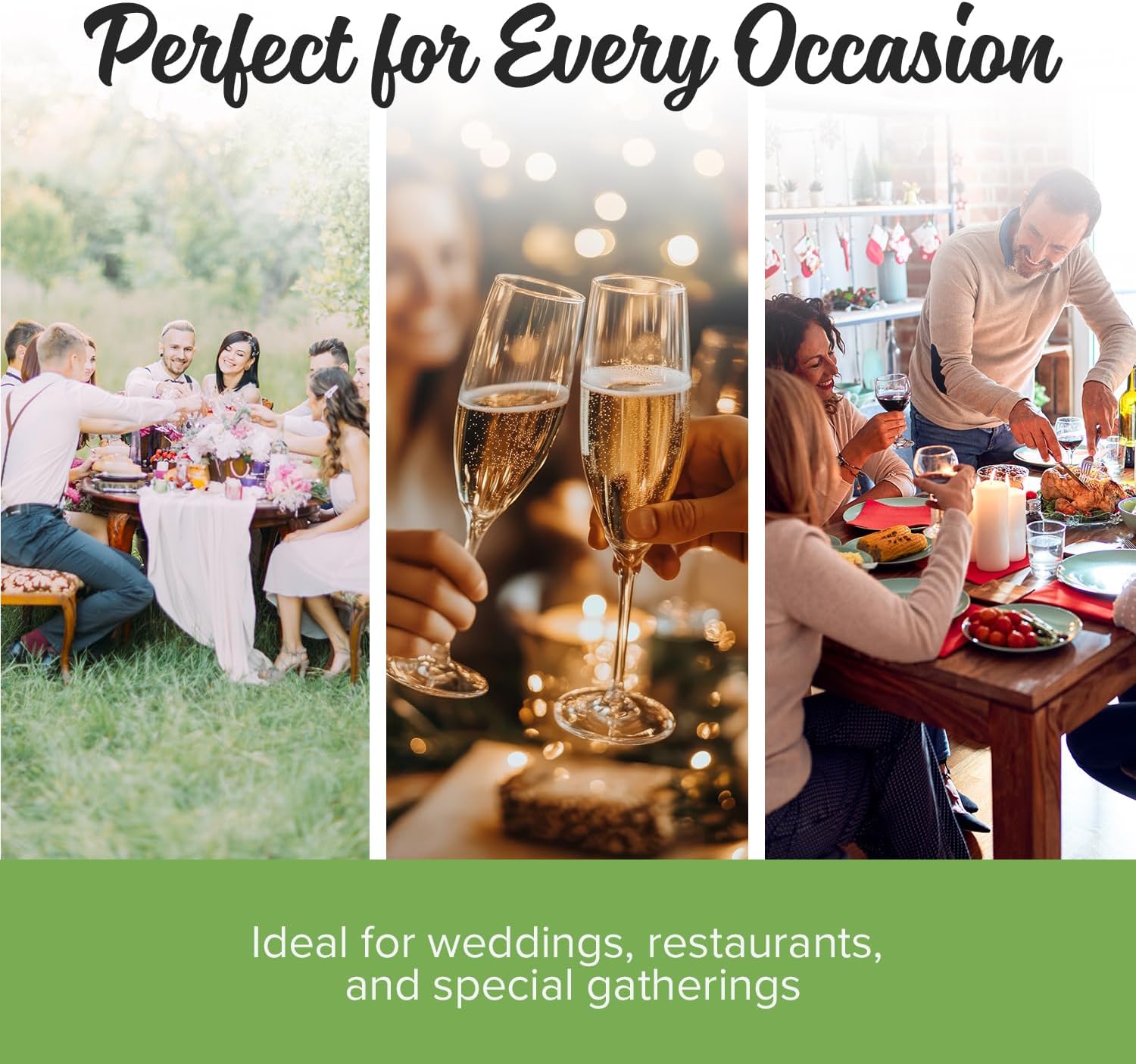 SimuLinen White and Blue Bistro Disposable Dinner Napkins with Pocket for Utensils, Decorative and Absorbent, Paper Napkins for Silverware, 17"x17", Box of 300