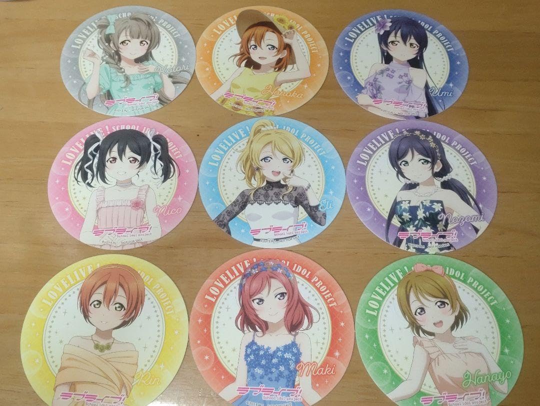 心斎橋　ラブライブ　キャラカフェ　コースター　μ's　コンプ Amazon.co.jp: 心斎橋 ラブライブ キャラカフェ コースター μ's