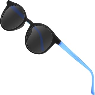TR90 Unbreakable Round Polarized Kids Sunglasses For Boys Girls Age 3-10 Child