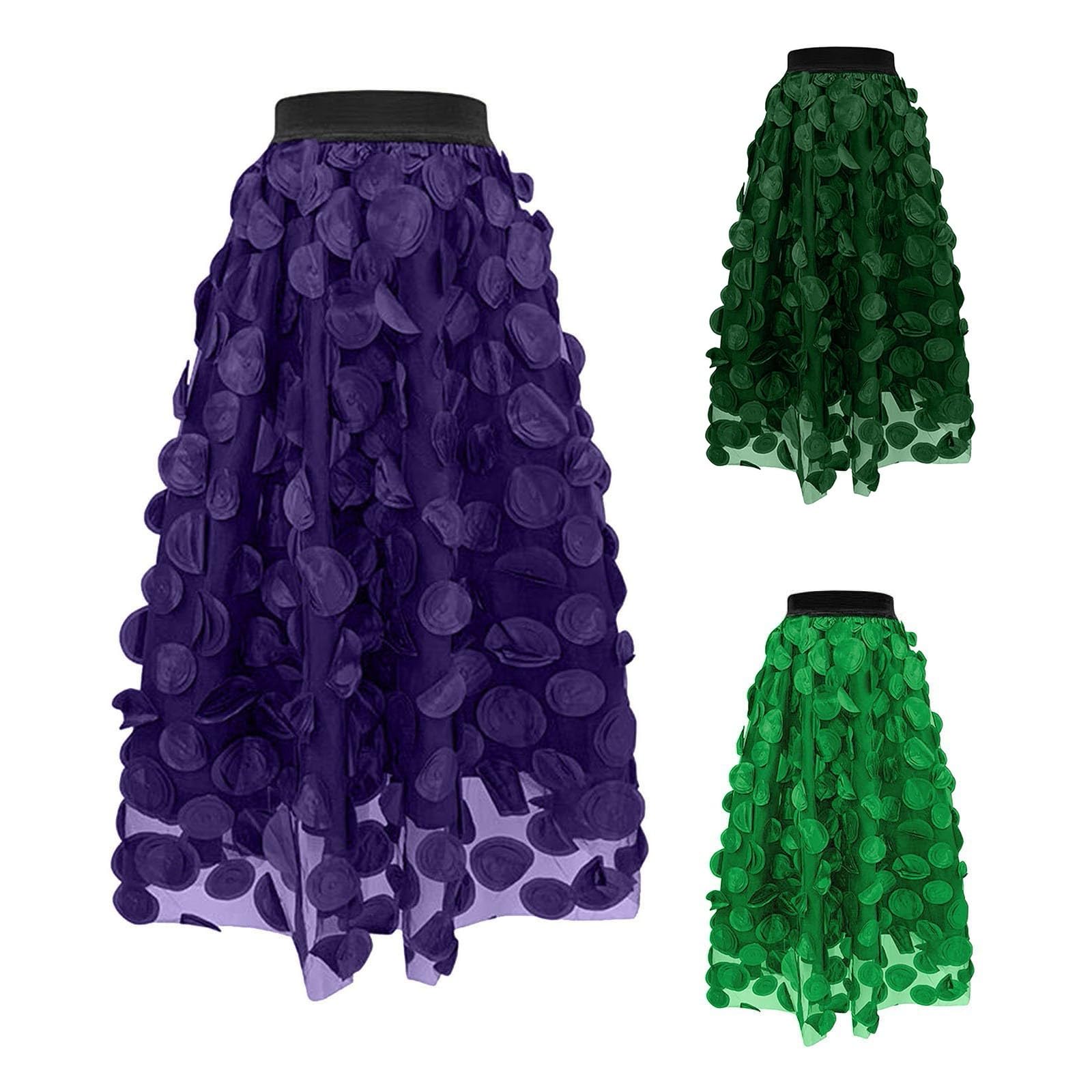 Jupe en tulle pour femme - Costume de carnaval des années 50 - Tutu de ballet - Jupe longue en tulle - Jupon rockabilly rétro - Jupe de danse - Robe de soirée - Robe de bal - Jupe plissée