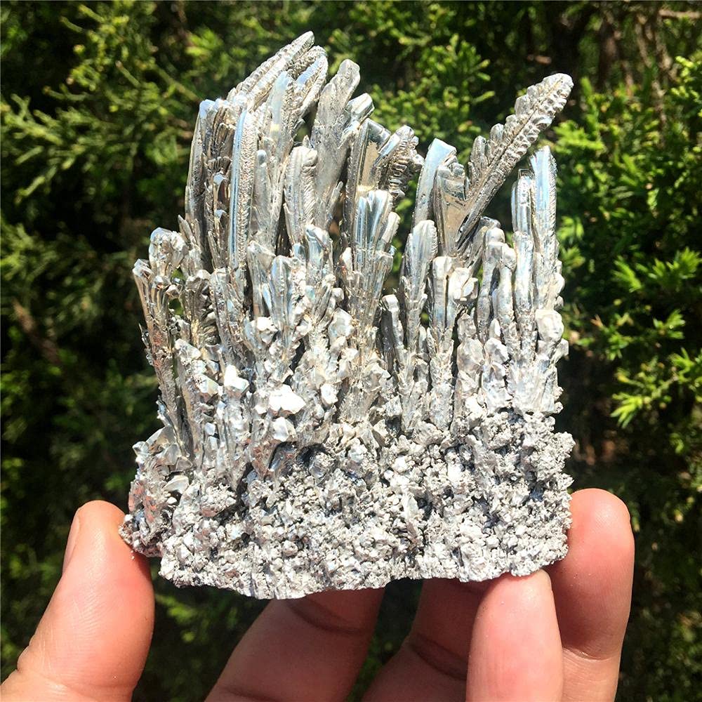 Amazon.com: Primary Ore Magnesium Ore Crystal Silver
