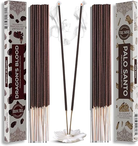 Vista 272 de Trumiri Incense Sticks - Combo Pack of 40 Insence-Sticks - 20 Rose + 20 Lavender - Insenses - Insents - Incents - Inscense - Incence - Incienso
