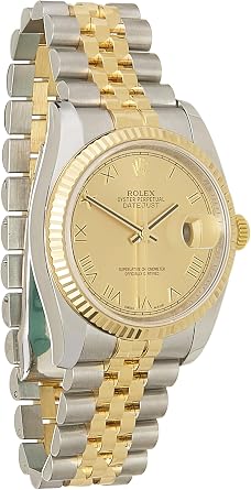 Pre-loved Champagne Dial Datejust 16233 36mm, Gold