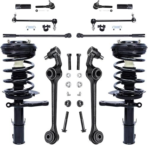 Miniatura 170 de Detroit Axle - Kit de puntales delanteros de 6 piezas para Chevrolet Aveo Aveo5 Pontiac G3 Wave, barra estabilizadora, varillas de acoplamiento