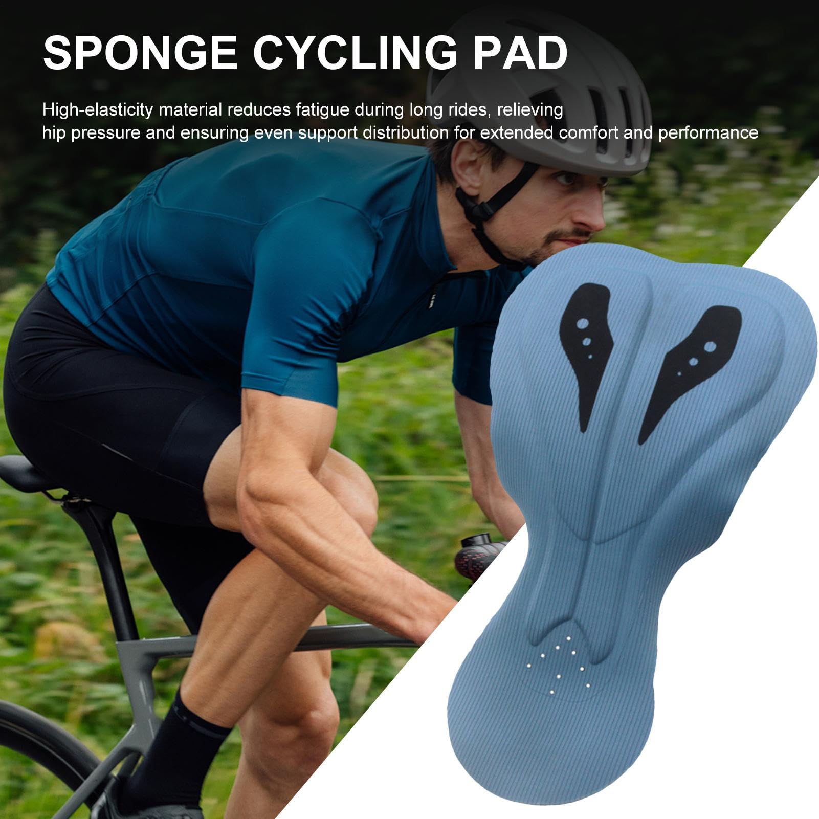 Culotte De Ciclismo con Almohadilla De Gel | Culotte de Ciclismo con Almohadilla de Gel,Acabado Suave Antigolpes y Transpirable para Mujeres Deportivas en Bici, Pantalones y Subpantalones al