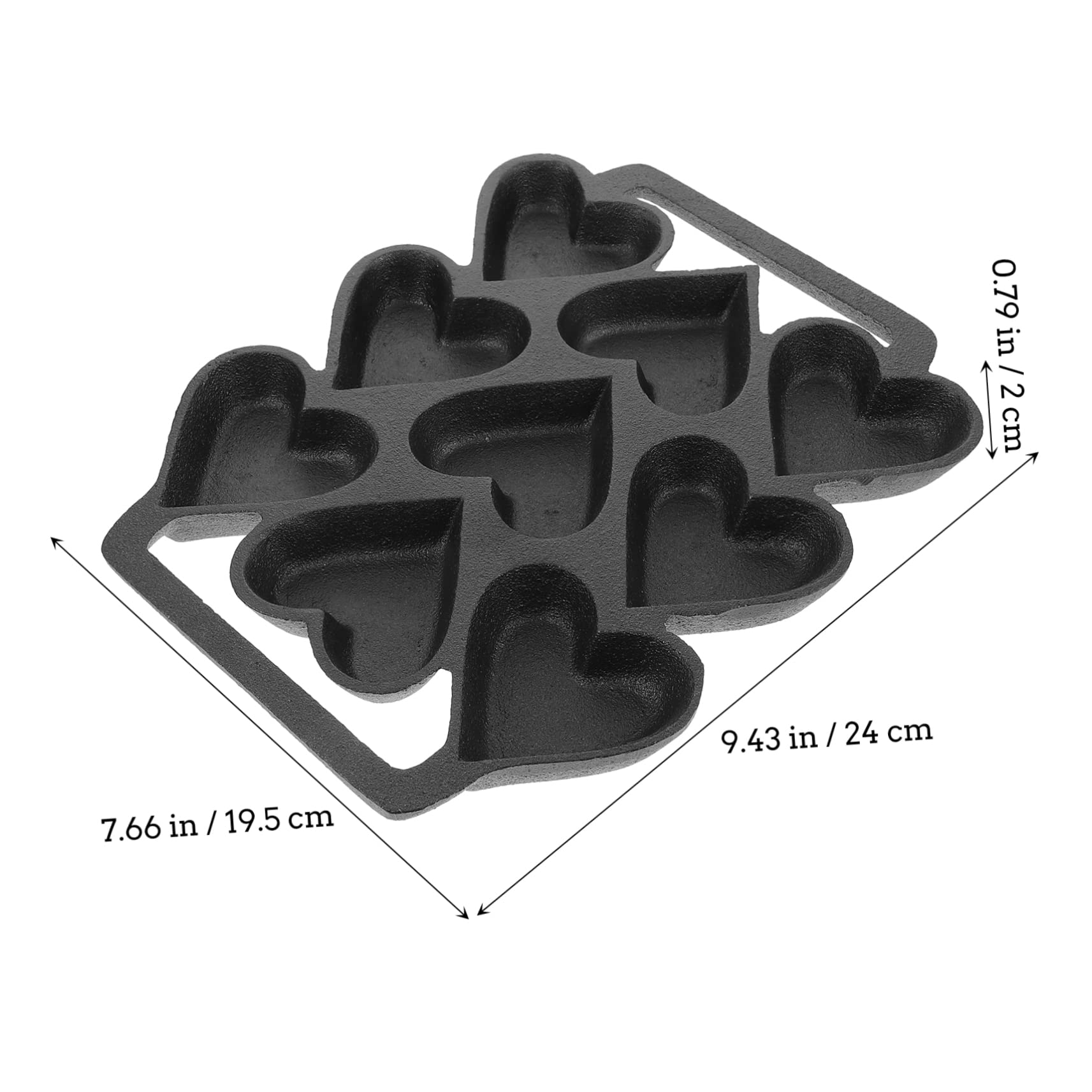 ABOOFAN Ensemble De Moules À Gâteau En Forme De Cœur Moule À Pâtisserie Moule À Gâteau Moule À Gâteau En Fer Ustensile De Cuisine Polyvalent