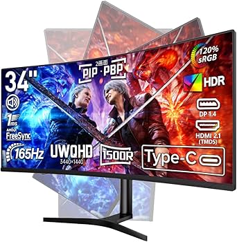 Amazon.co.jp: 【発売セール】cocopar モニター 34インチ UWQHD USB