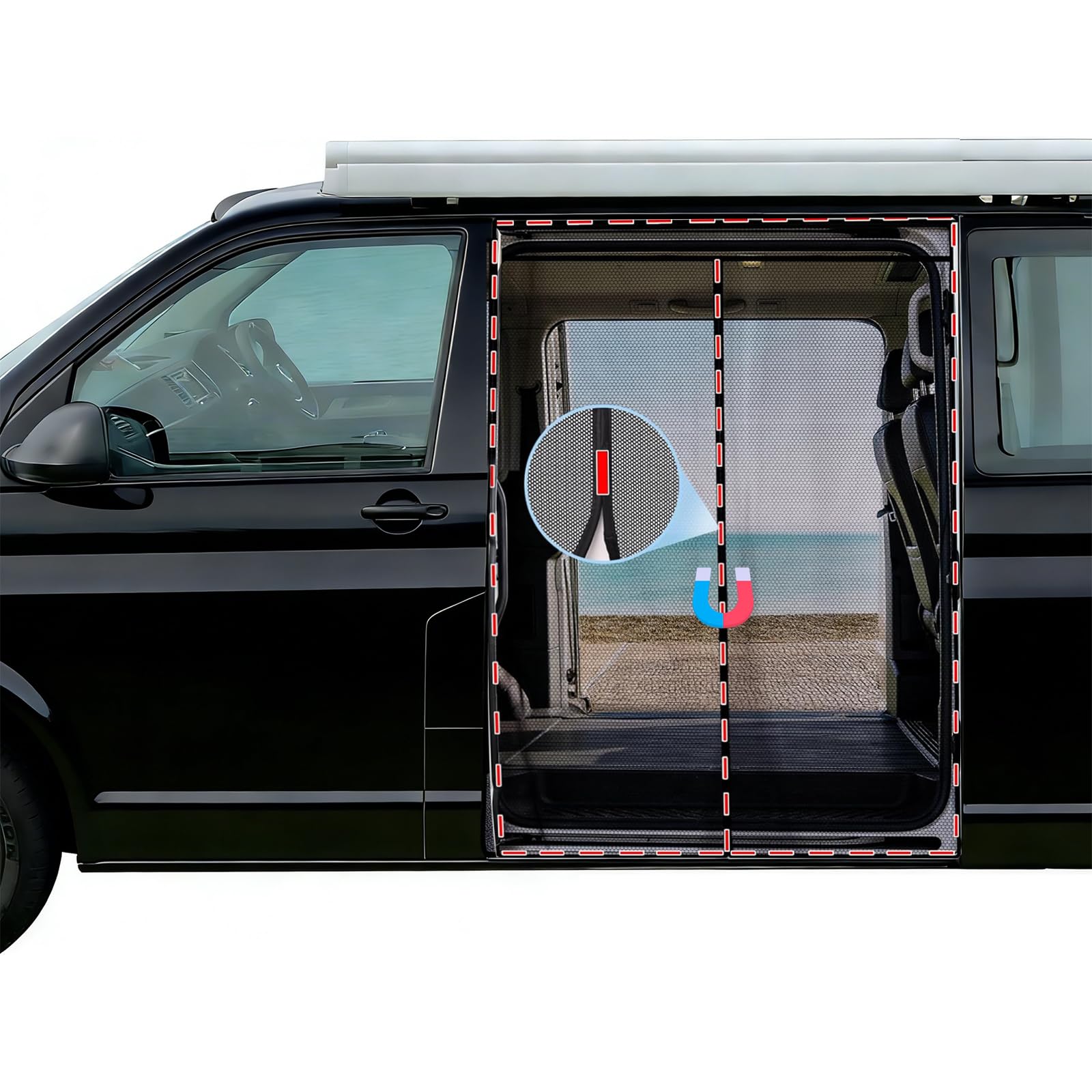 Moustiquaire de voiture VW T5 T6 : stop aux insectes en van