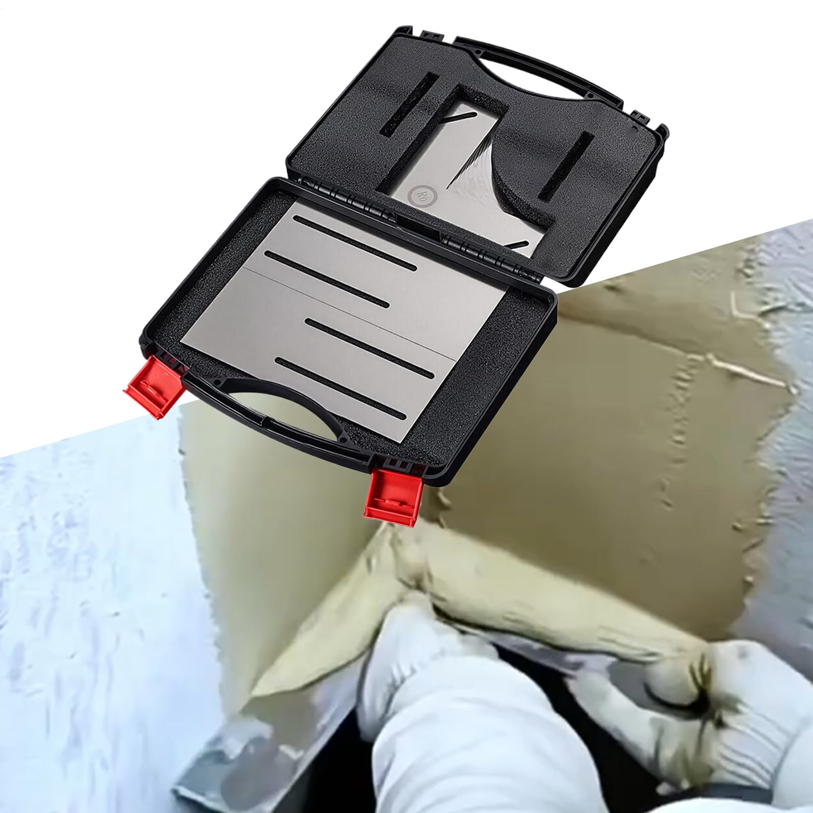 Rasqueta Para Pintura Rasqueta De Limpieza Extensible | Removedor De Revestimientos Con Almacenamiento Diseno Plano Para Reformas Pared Suelo Ventana Muebles Eliminar Papel Pintura