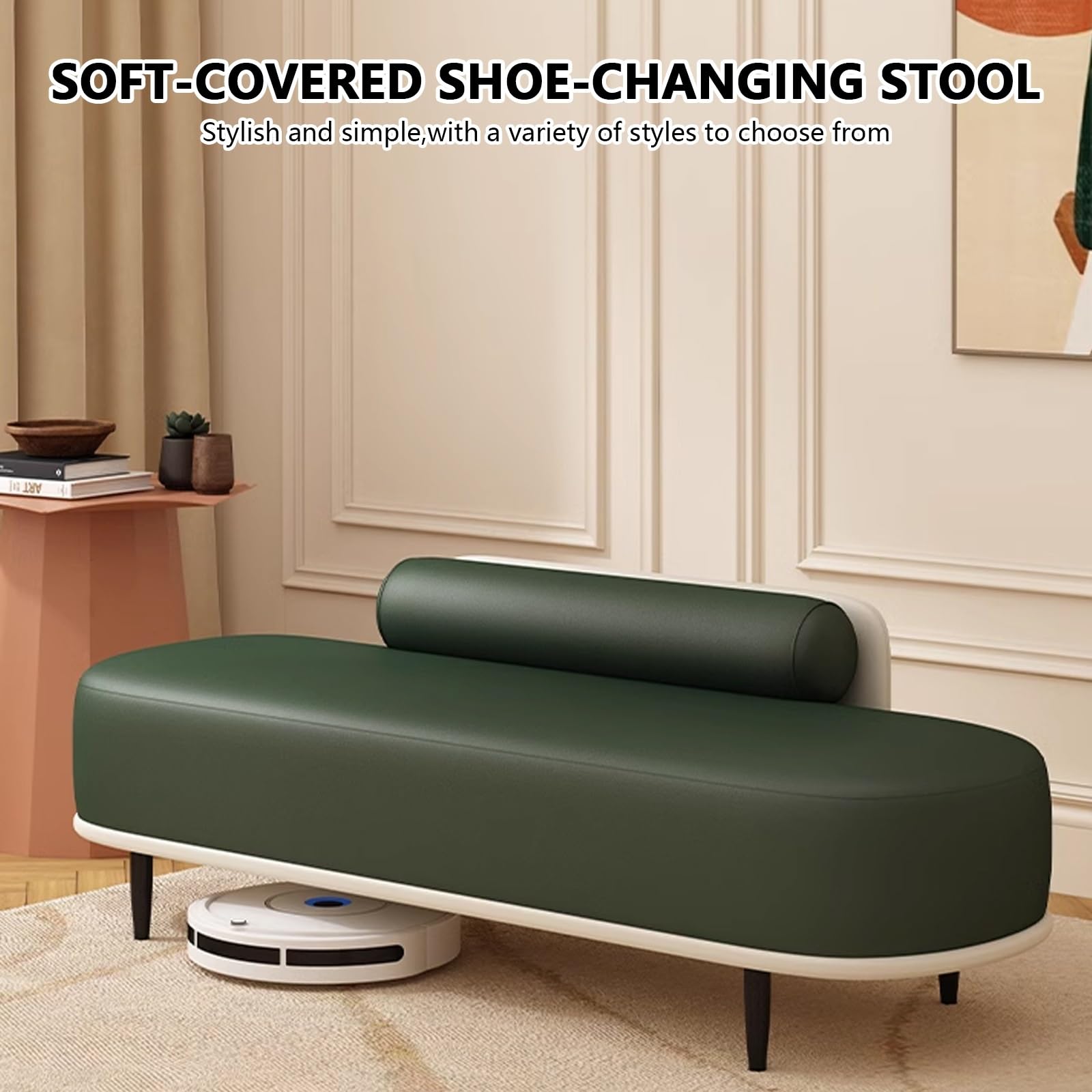 Panca Ingresso Con Contenitore - Panchetta Corridoio Moderna, Seduta Imbottita, Ideale Per Camera O Ingresso - Foto 5