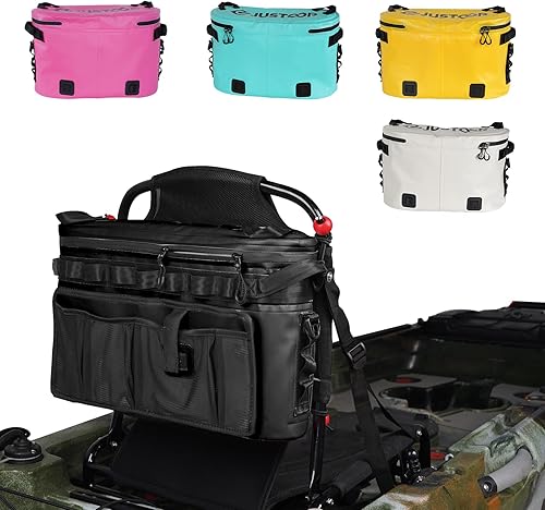 Kayak Cooler Behind Seats Waterproof Kayak Seat Back Coolers for Kayaking, Beaches, Paddleboarding, Kayak Cooler Bags with Leakproof Material for