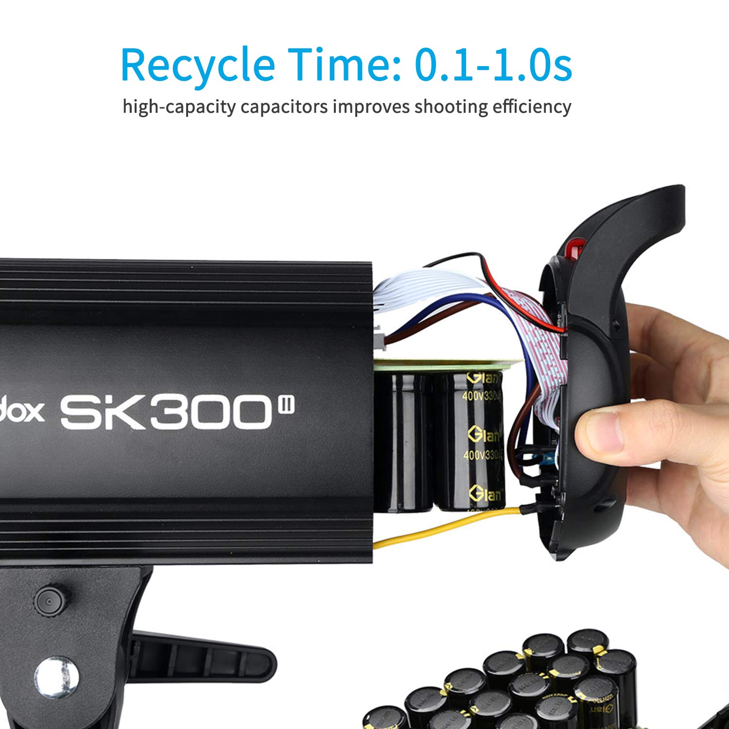 Amazon.com : Godox SK300II Studio Strobe 300W, 2.4G Wireless X