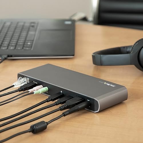 Miniatura 8 de StarTech.com Thunderbolt 3 Dock - Estación de acoplamiento para laptop con monitor dual 4K 60Hz con DisplayPort - Entrega de energía de 85 W - Hub