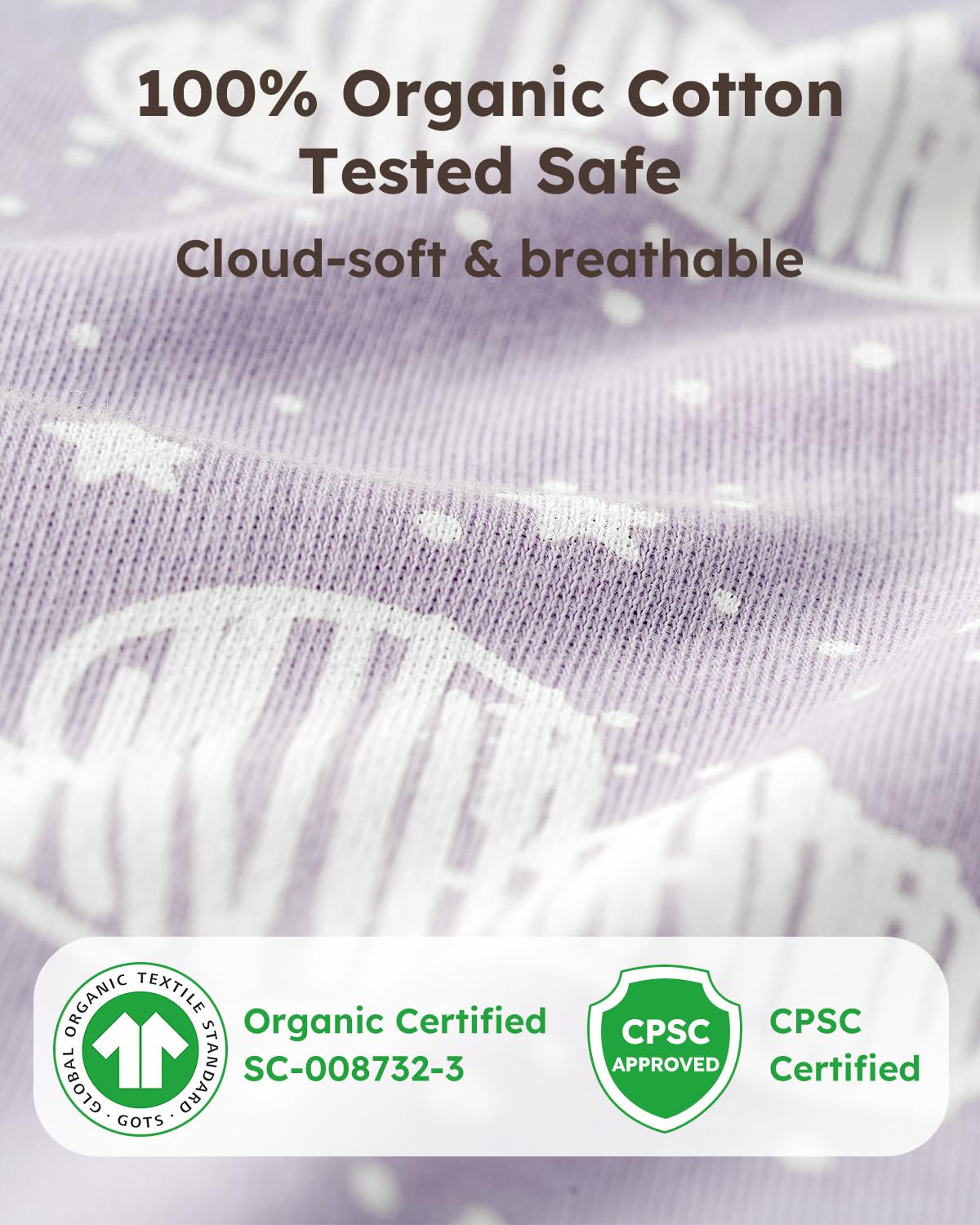 Yoofoss Baby Sleep Sack 6-12 Months 100% Organic Cotton Wearable Blanket for Babies 2-Way Zipper TOG 0.5 Infant Sleeping Sack 3 Pack, Soft Breathable