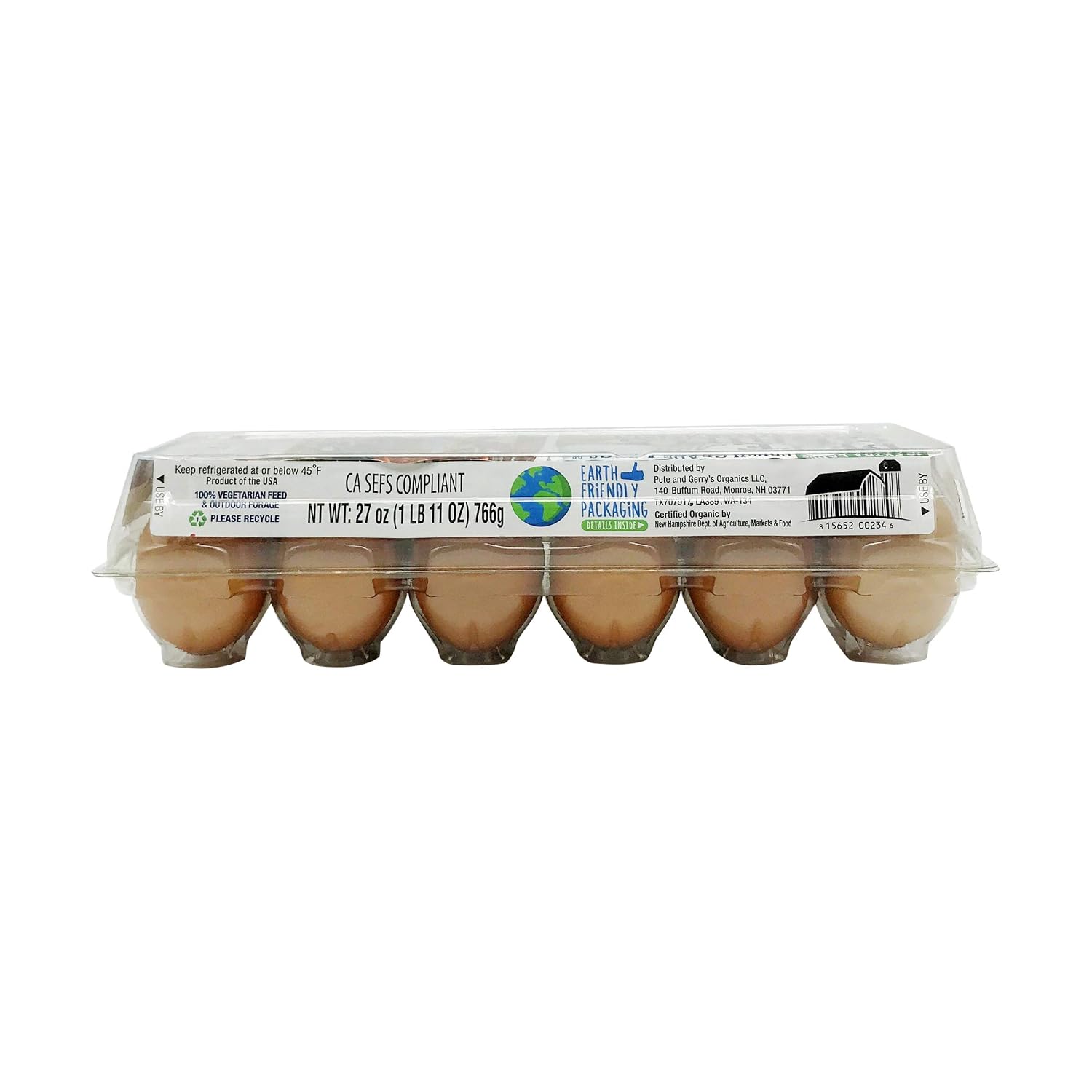 Pete & Gerry's, Eggs Omega 3 Organic, 12 Count