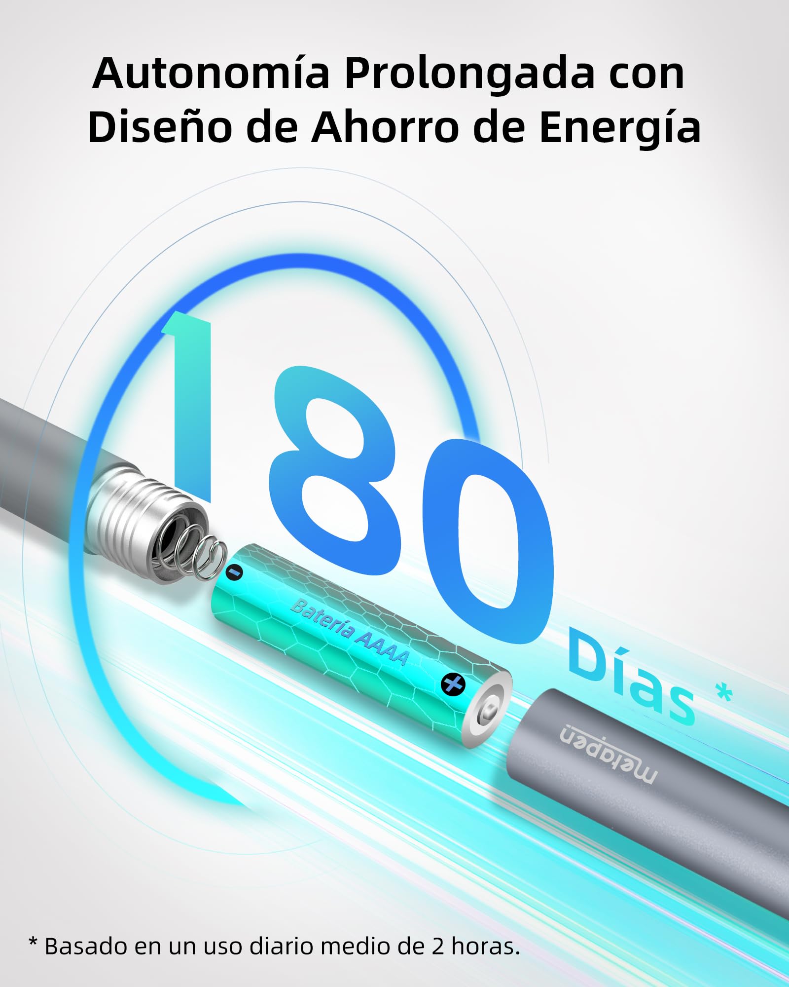 Metapen M2 Biz Lápiz para Surface, 180 Días de Duración de la Batería, 4096 Nivel de Presión, Botón 2 en 1, Sensible a la Inclinación, Surface Pro X/9/8/7/6/5/4/3, Surface 3, ASUS VivoBook Flip 14