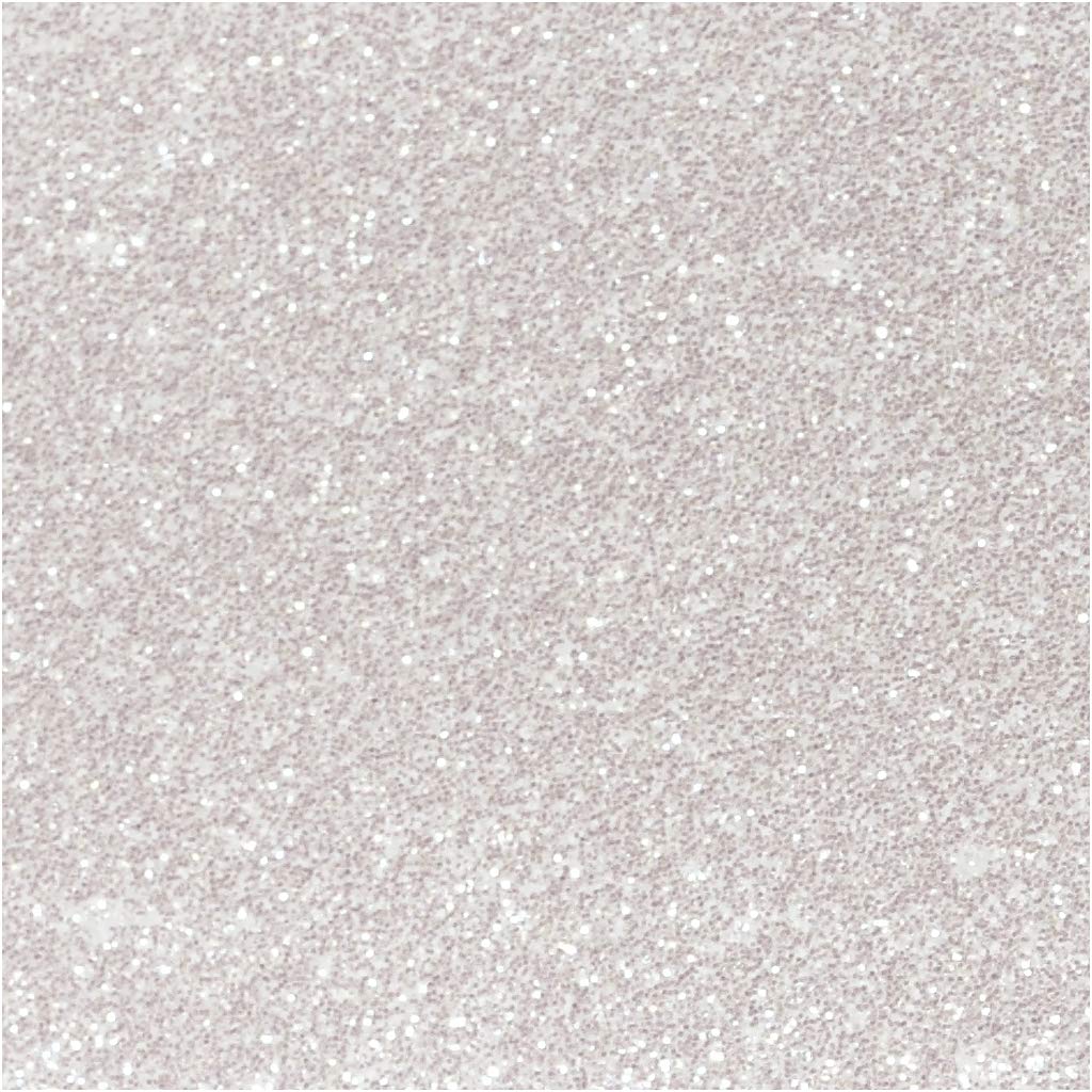 Glitter Glue, Holographic White, 25 ml