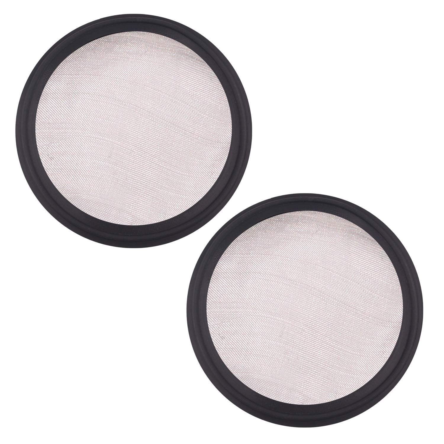 DERNORD 3" Sanitary Gasket FKM w/Stainless Screen - Tri Clamp Clover (Pack of 2) (150 Mesh)
