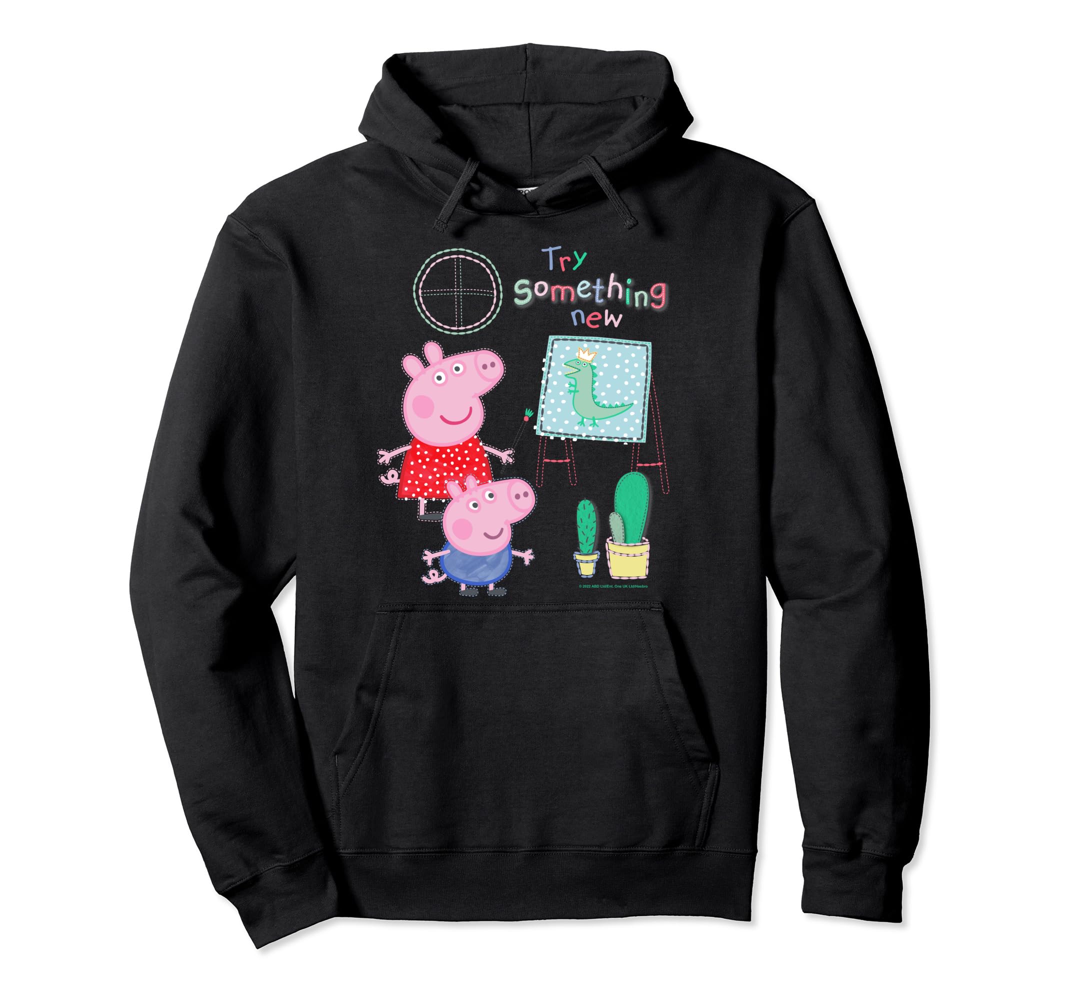 Peppa Pig Try Something New sweat à capuche sketch pull imprimé enfant - 2