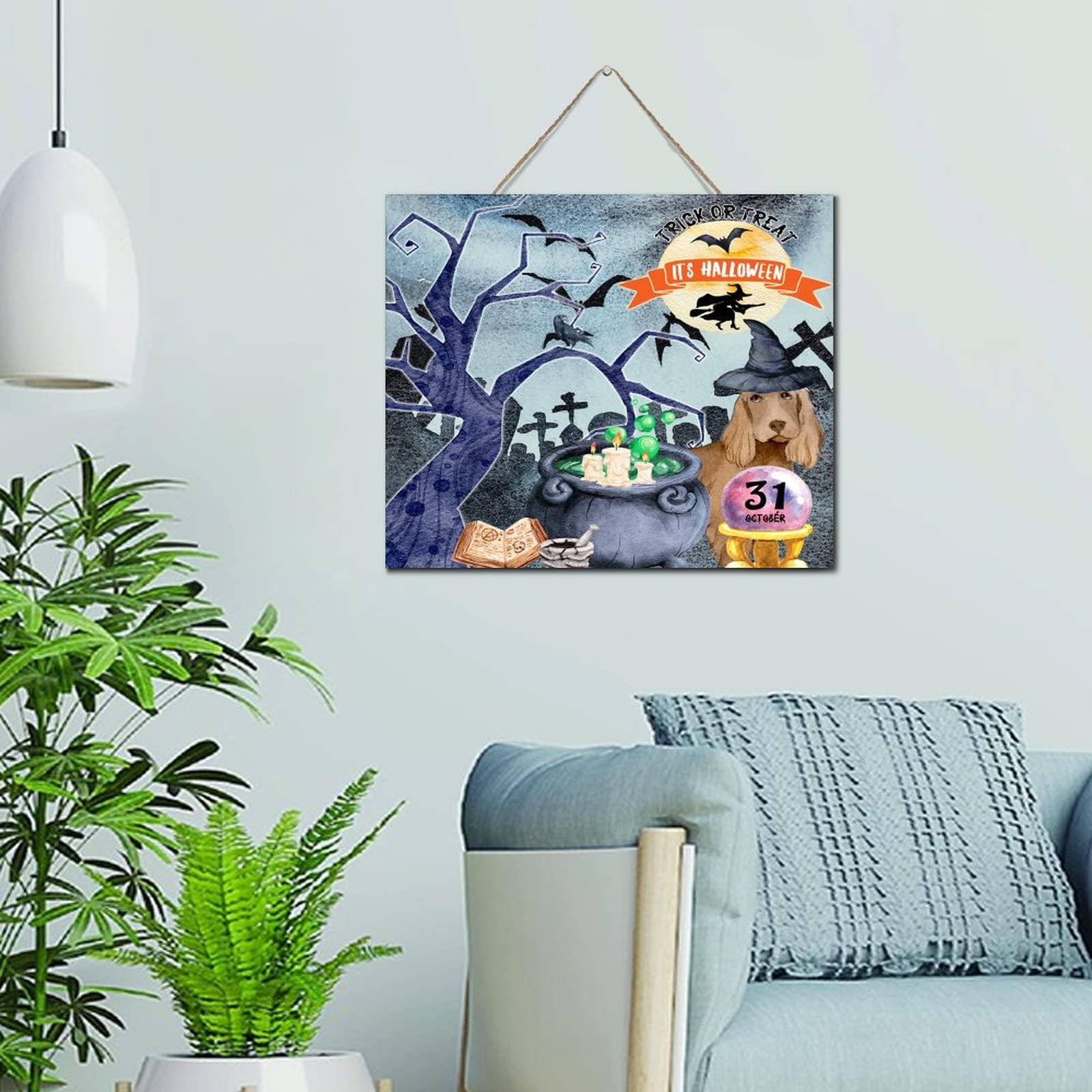 Placard mural en bois Hocus Pocus pour sublimer un mur blanc vide