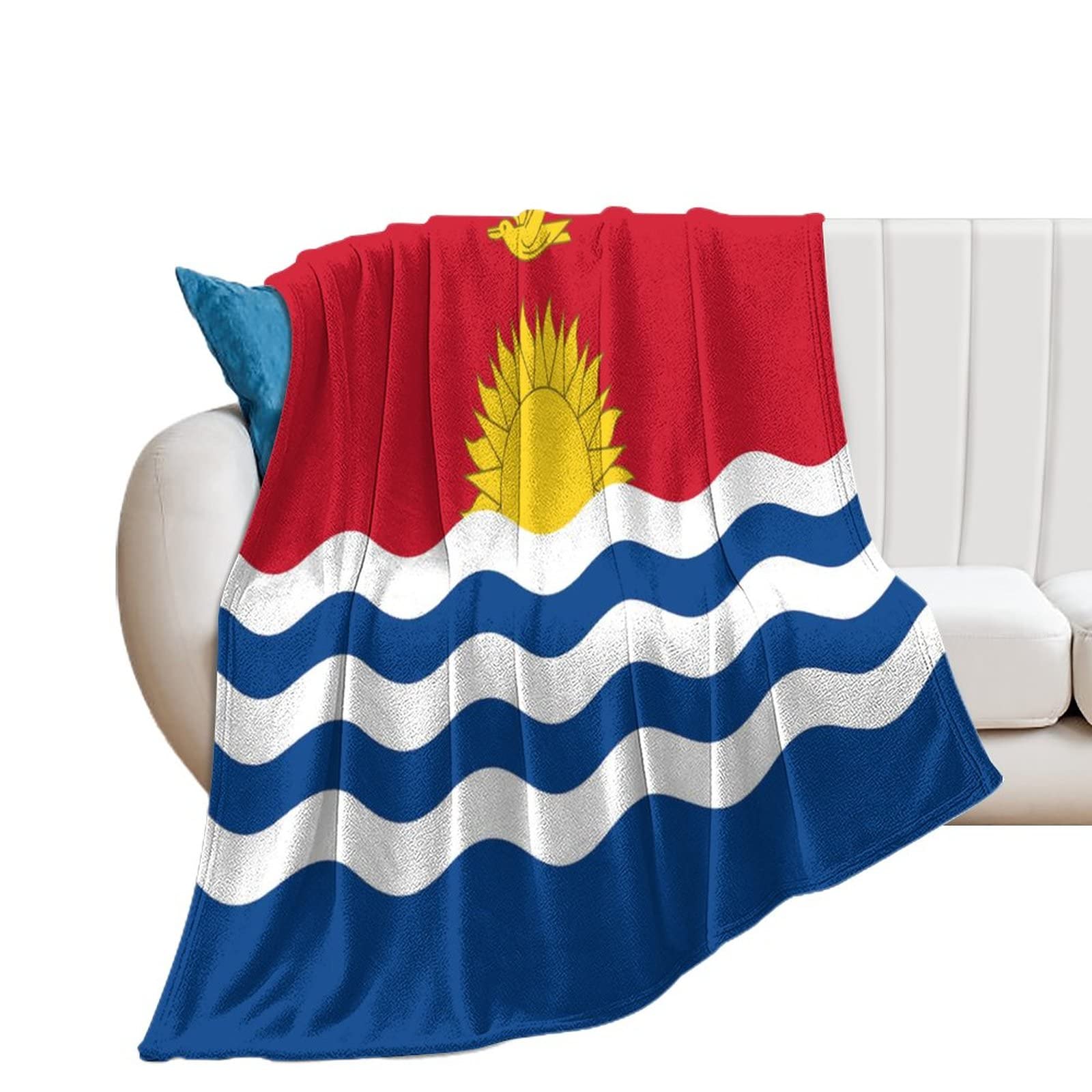 Couverture en flanelle Kiribati contre le froid hivernal au salon