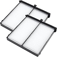 Vista 1 de Paquete de 2 filtros de aire de cabina blancos para Mazda 3,2020-2022 Mazda CX-30 2020-2022, repuesto OE BDTS61J6X, MP111BDGF, BDGF-61-J6X