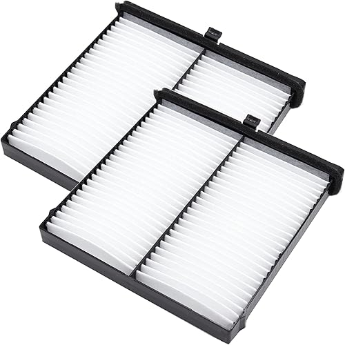 Paquete de 2 filtros de aire de cabina blancos para Mazda 3,2020-2022 Mazda CX-30 2020-2022, repuesto OE BDTS61J6X, MP111BDGF, BDGF-61-J6X