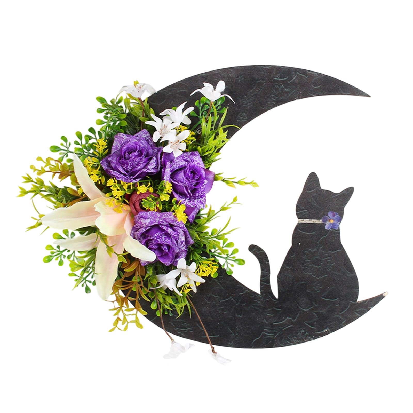carotoe Floral Wreath Door Hanger Seasonal Home Decor Art for Year Round Festive Celebration and Indoor Wall Display Wreath Door Hanging Decoration