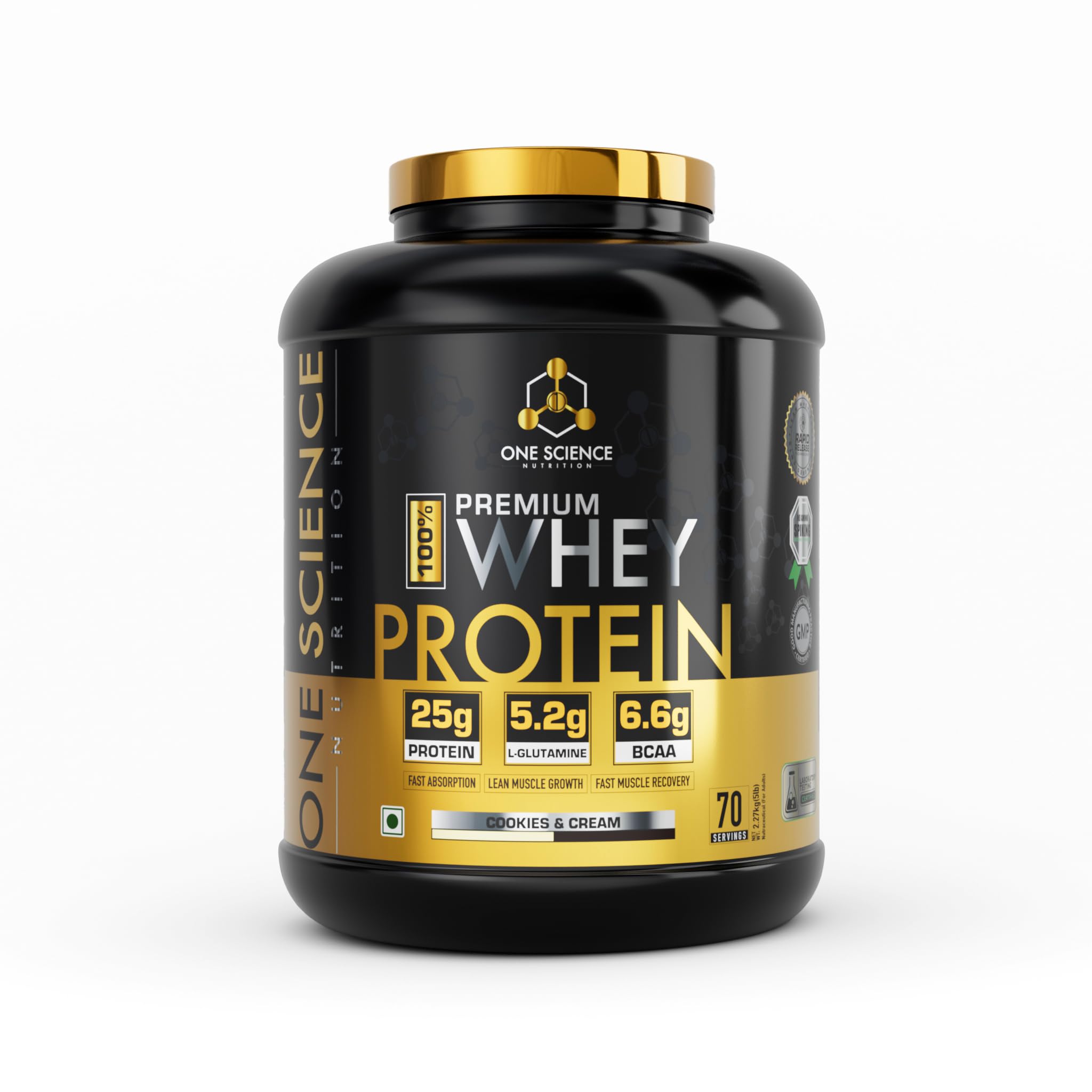 One Science Nutrition Whey Protein Powder | 25g Protein/Scoop | Muscle Gain, Power & Workout Recovery | Ice Coffee Flavour, 2.27 kg — Amazon image 27