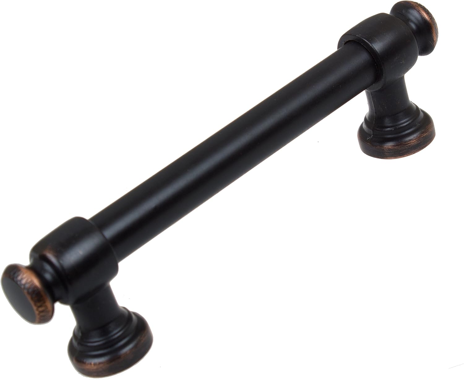GlideRite Hardware 4361-96-ORB-50 3.75 inch CC Modern Solid Steel Euro Cabinet Bar Pulls 50 Pack, 3.75, Oil Rubbed Bronze Finish