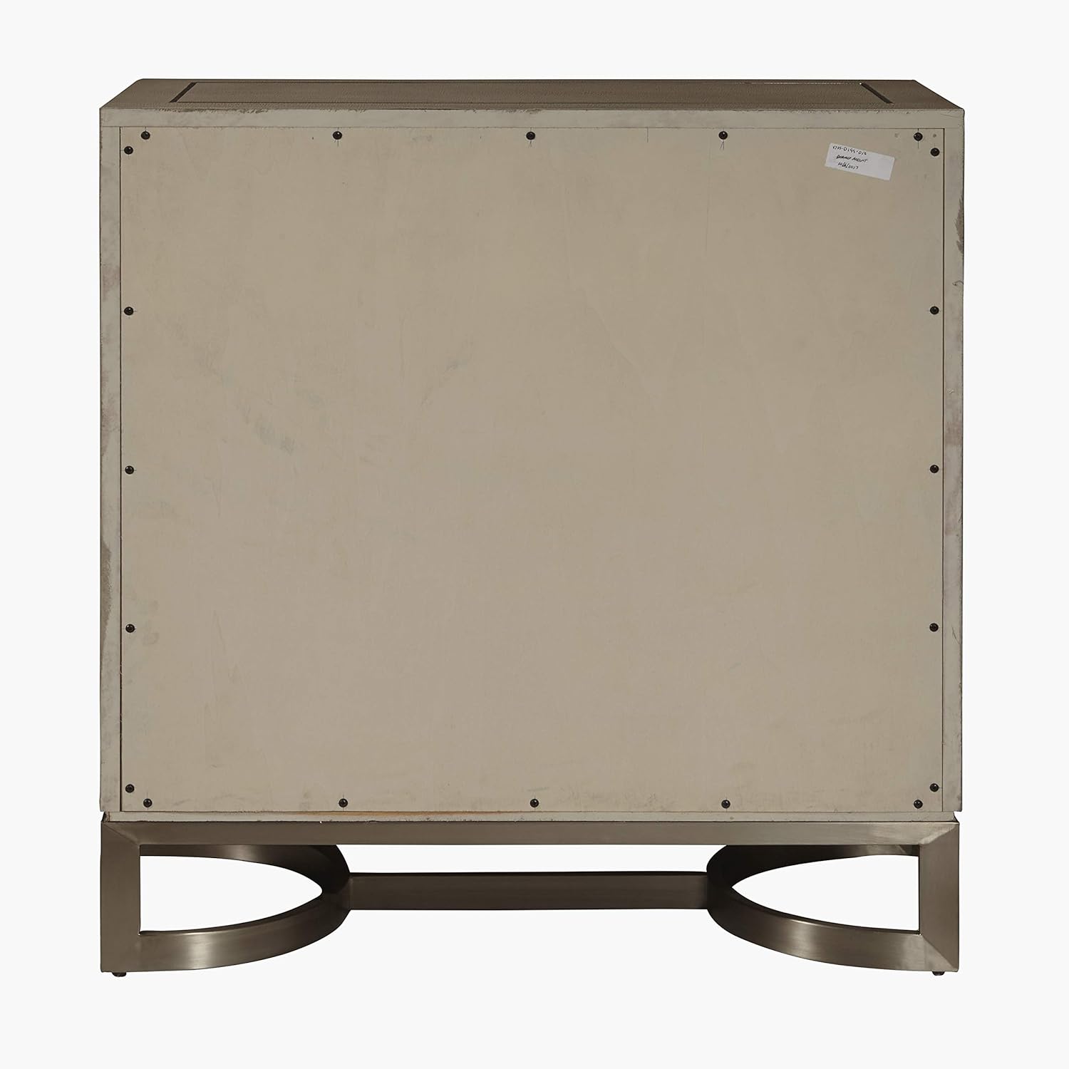 Right2Home Shagreen and Metal Drawer Light Gray Storage Chest, Grey : Home & Kitchen