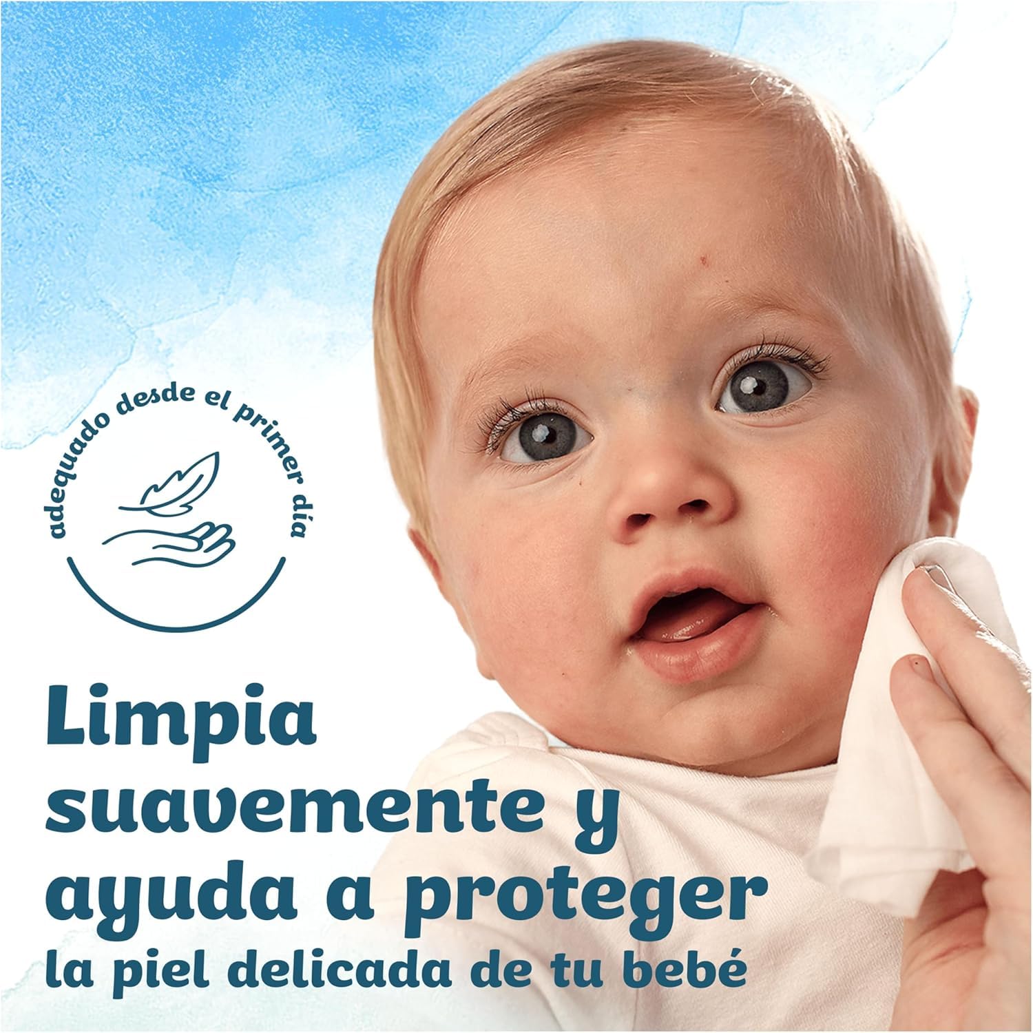 Dodot Toallitas Pure Aqua Para Bebé, 576 Toallitas - 12 Packs de 48 Unidades. 99% Agua, Sin plástico. Ayuda A Restaurar El PH Natural De La Piel